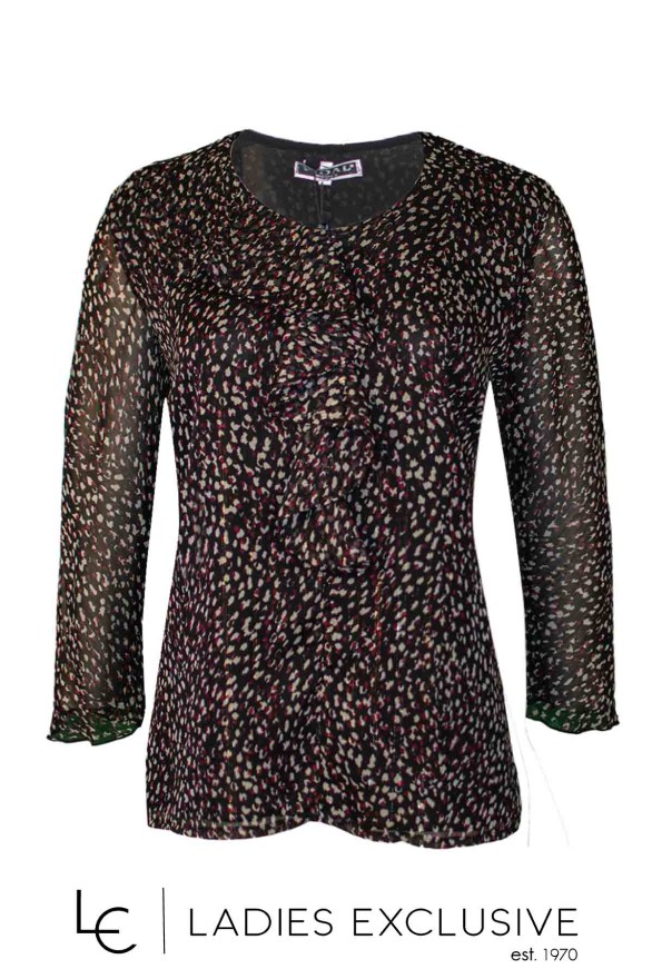 VIDAL Μπλούζα από μουσελίνα