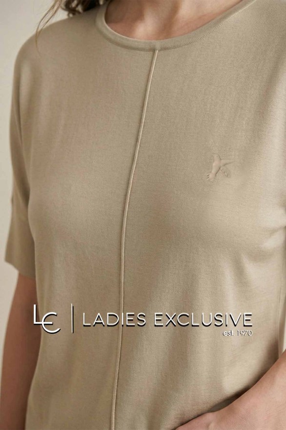 NICOLA Μπλούζα κοντομάνικη με πιέτα