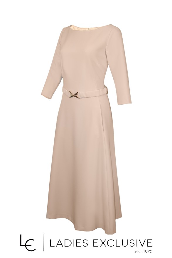 BELLA P. Φόρεμα κρεπ σε γραμμή A