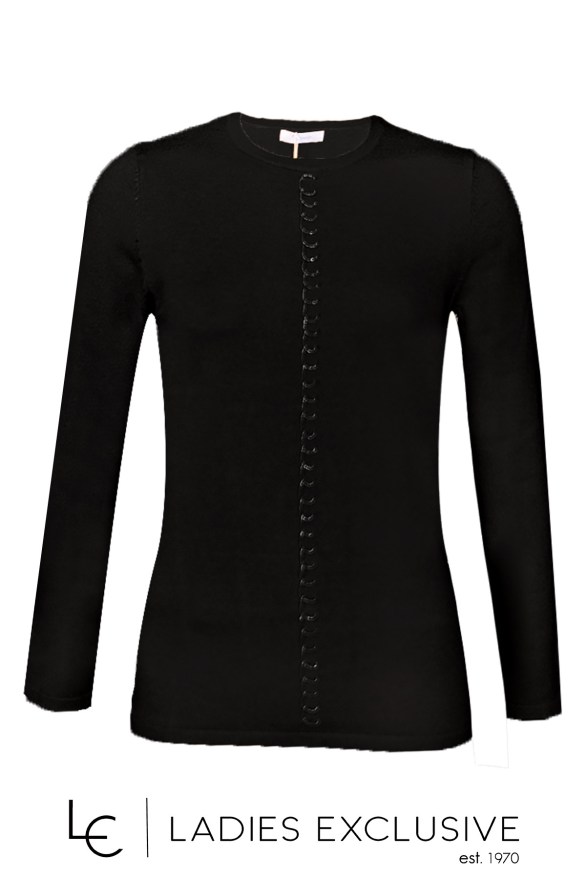 TRIPODE Μπλούζα πλεκτή με αλυσιδωτό σχέδιο