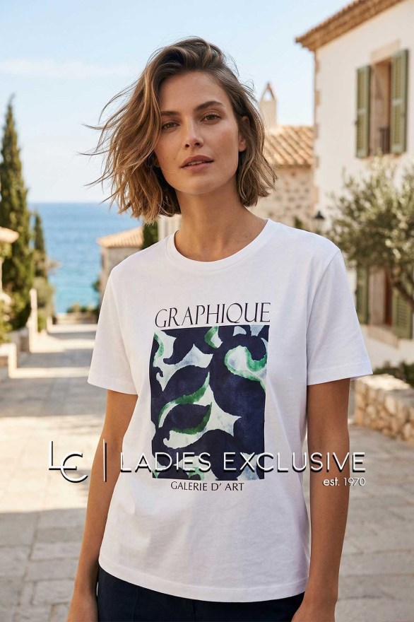 FRANSA Μπλούζα t-shirt με στάμπα