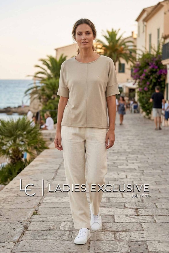 NICOLA Μπλούζα κοντομάνικη με πιέτα