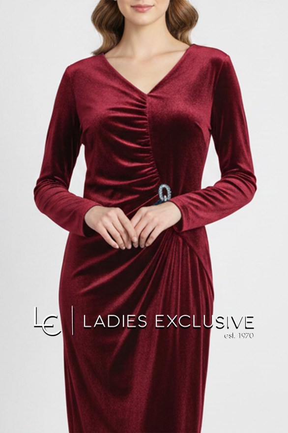 BELLA P. Φόρεμα βελούδινο