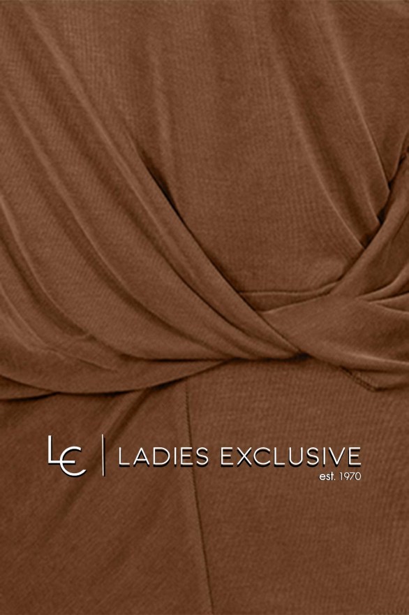 BELLA P. Μπλούζα με ιδιαίτερο ντραπέ σχέδιο