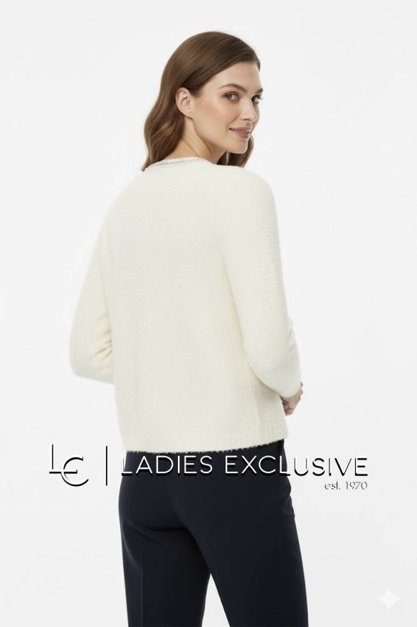 FRANSA Ζακέτα πλεκτή με πέρλες