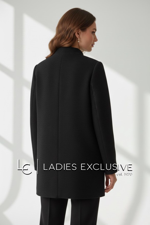 FIBES Παλτοζακέτα με ανάγλυφες ρίγες