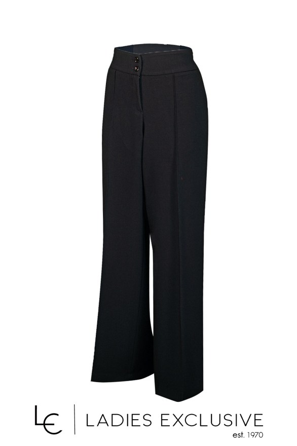 BELLA P. Παντελόνα κρεπ με λάστιχο