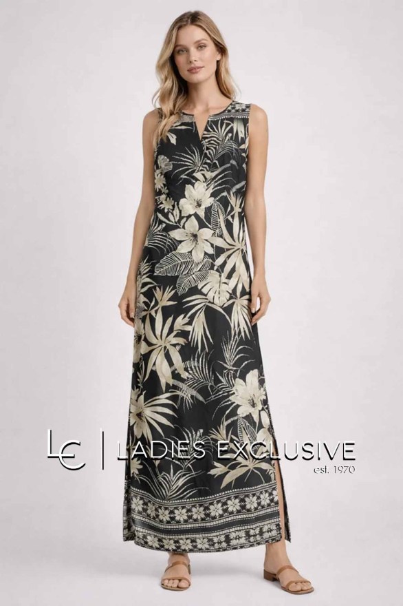 WEFTS Φόρεμα αμάνικο μακρύ