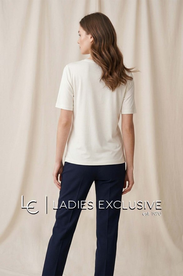 NICOLA Μπλούζα κοντομάνικη με v