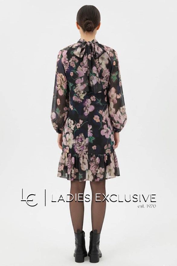 LUCIFAIR Φόρεμα από εμπριμέ μουσελίνα