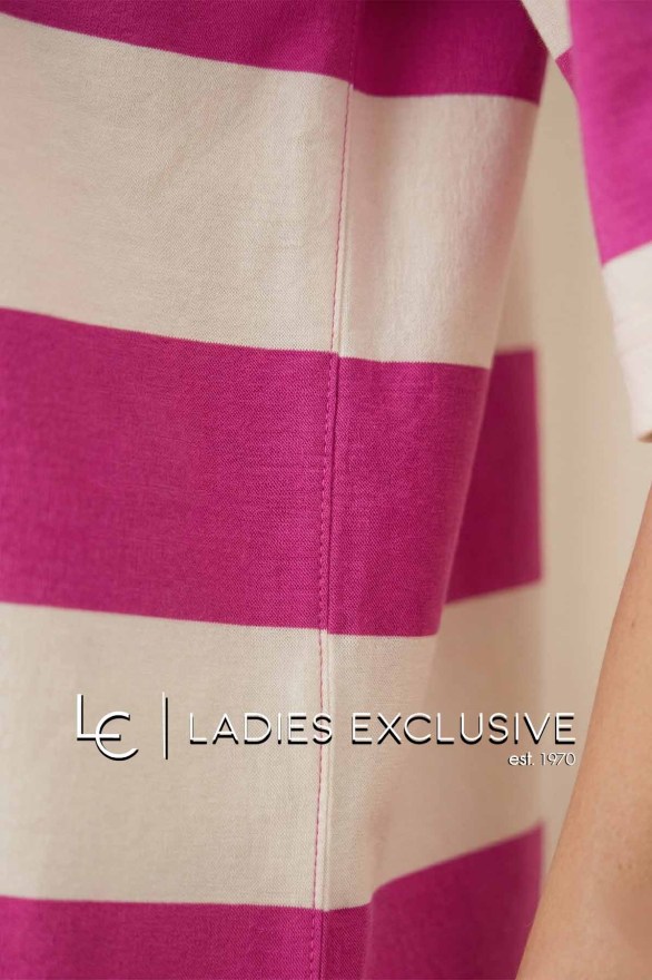 FRANSA Μπλούζα ριγέ με μανίκι 3/4