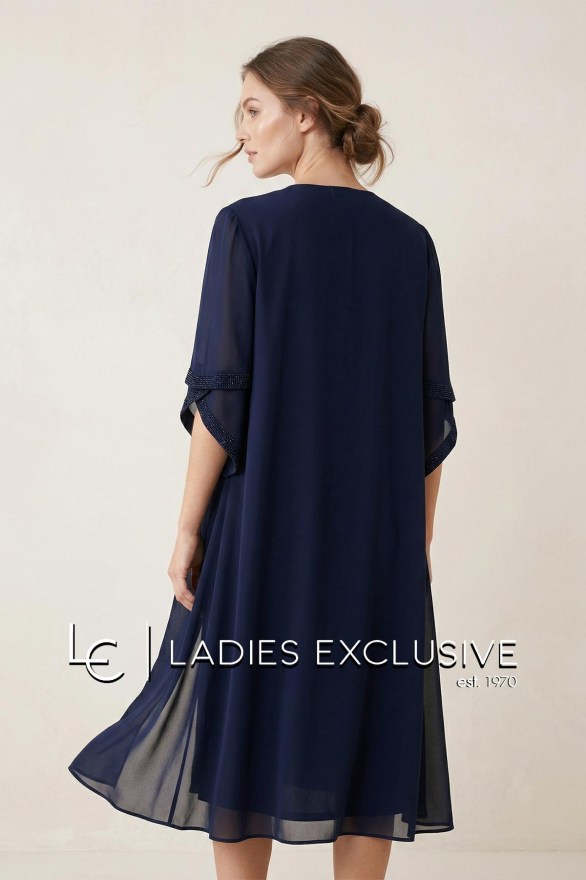 FIBES Φόρεμα βραδινό με τουνίκ