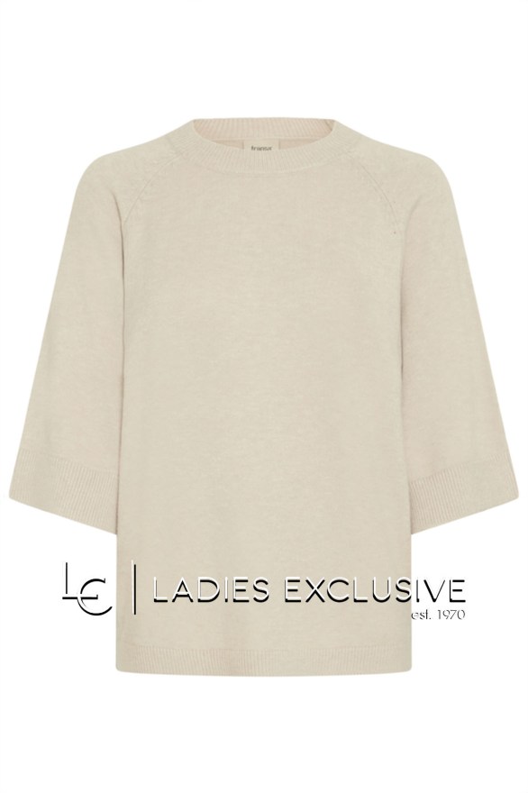 FRANSA Μπλούζα πλεκτή με μανίκι 3/4