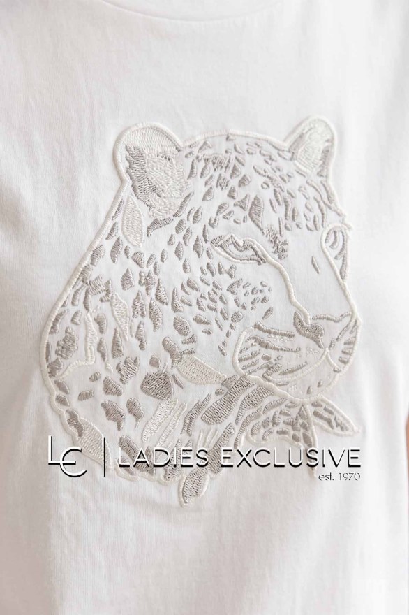 FRANSA Μπλούζα t-shirt με στάμπα τίγρη