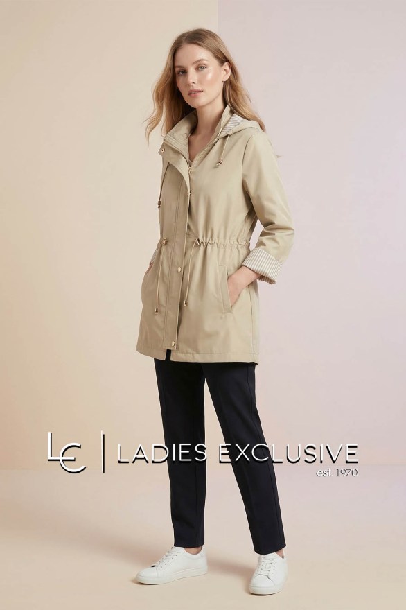 FIBES Μπουφάν αντιανεμικό με κουκούλα