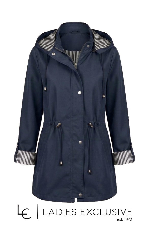 FIBES Μπουφάν αντιανεμικό με κουκούλα