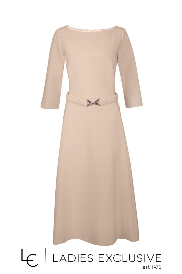 BELLA P. Φόρεμα κρεπ σε γραμμή A