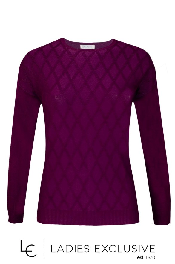 TRIPODE Μπλούζα πλεκτή με ρόμβους