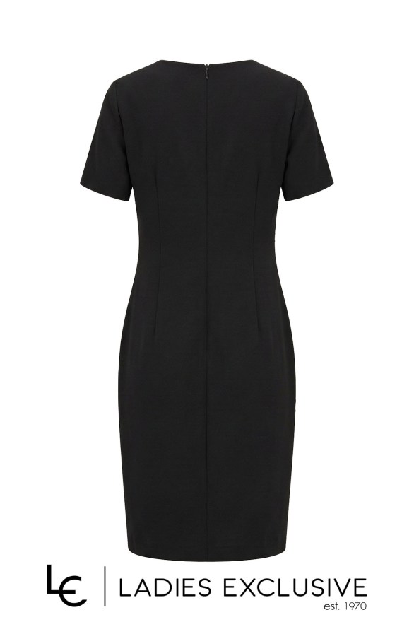 FIBES Φόρεμα κρεπ σε ίσια γραμμή