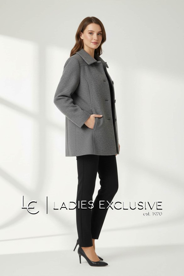 FIBES Παλτοζακέτα βελούρ