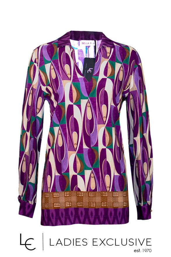 BELLA P. Μπλούζα σε άνετη γραμμή