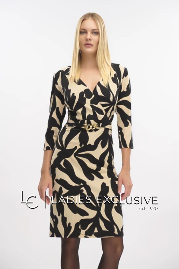 FIBES Φόρεμα σε ίσια γραμμή κρουαζέ