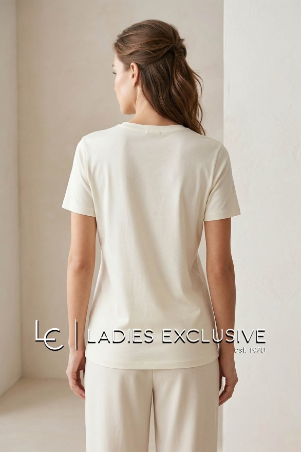 NICOLA Μπλούζα κοντομάνικη με στάμπα γεωμετρικό σχήμα