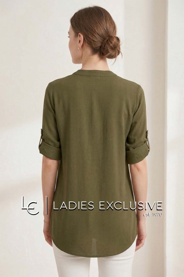 FIBES Μπλούζα σε άνετη γραμμή