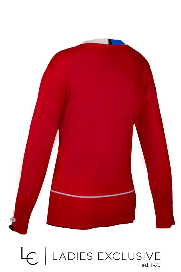 ÊTRE Μπλούζα πλεκτή με χρωματιστά κουμπιά