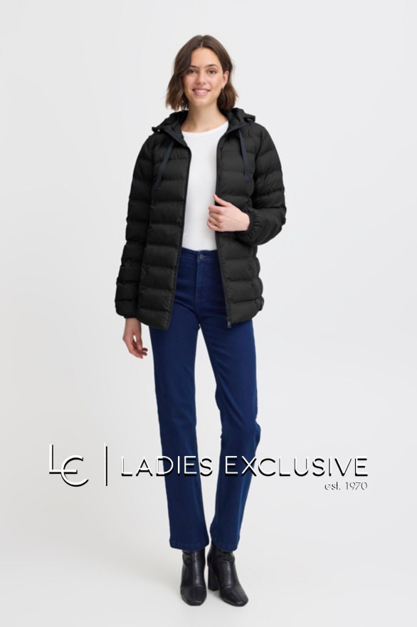 FRANSA Μπουφάν καπιτονέ με κουκούλα