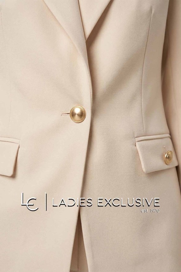 ESTEL Σακάκι κρεπ με μονό κουμπί