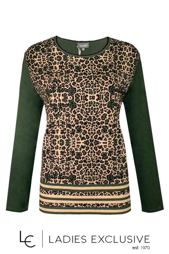 NICOLA Μπλούζα animal print