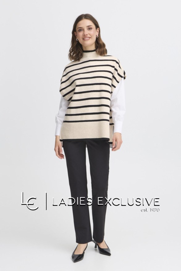 FRANSA Πόντσο ριγέ